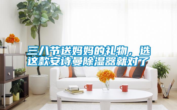 三八節(jié)送媽媽的禮物，選這款安詩(shī)曼除濕器就對(duì)了