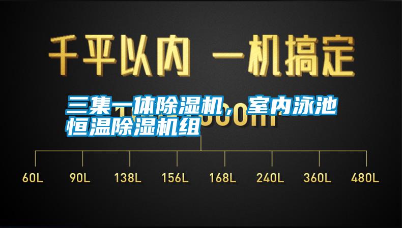 三集一體除濕機,室內(nèi)泳池恒溫除濕機組