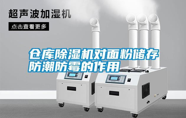 倉(cāng)庫(kù)除濕機(jī)對(duì)面粉儲(chǔ)存防潮防霉的作用