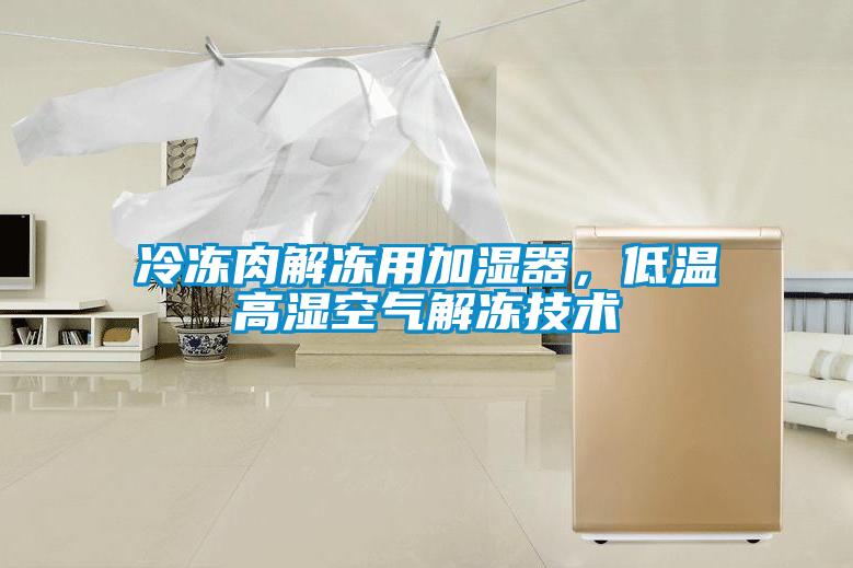 冷凍肉解凍用加濕器，低溫高濕空氣解凍技術