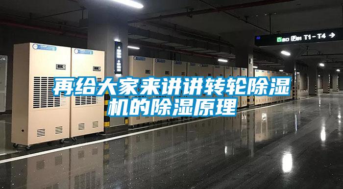 再給大家來講講轉(zhuǎn)輪除濕機的除濕原理