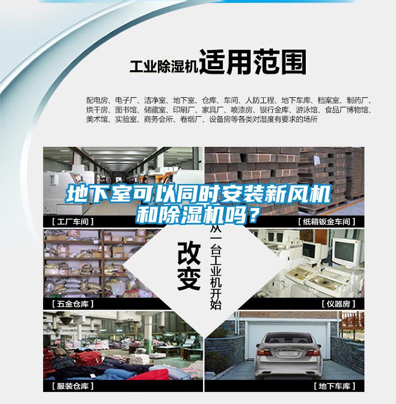 地下室可以同時安裝新風機和除濕機嗎？