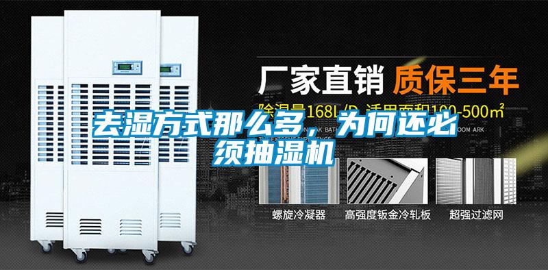 去濕方式那么多，為何還必須抽濕機(jī)