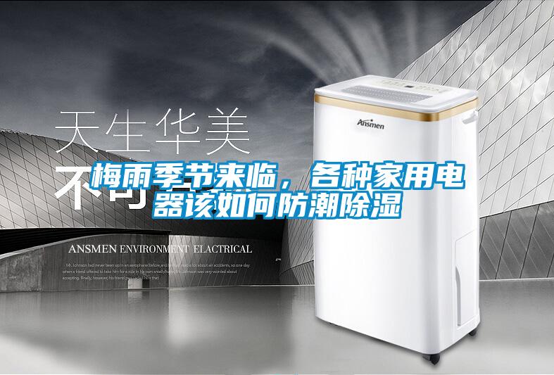 梅雨季節來臨,各種家用電器該如何防潮除濕