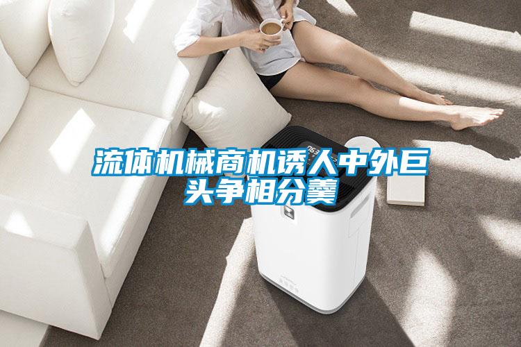 流體機(jī)械商機(jī)誘人中外巨頭爭相分羹