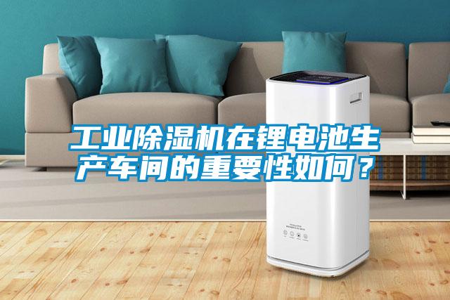 工業(yè)除濕機在鋰電池生產(chǎn)車間的重要性如何？