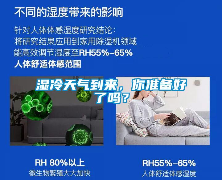 濕冷天氣到來，你準備好了嗎？