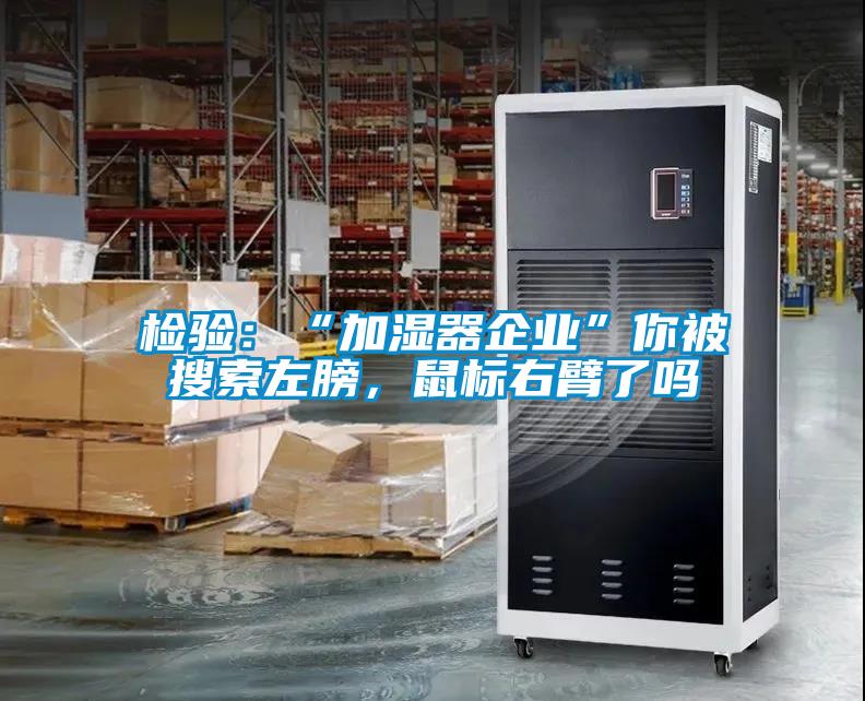 檢驗(yàn)：“加濕器企業(yè)”你被搜索左膀，鼠標(biāo)右臂了嗎