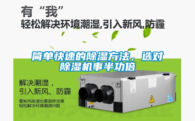 簡單快速的除濕方法，選對除濕機事半功倍