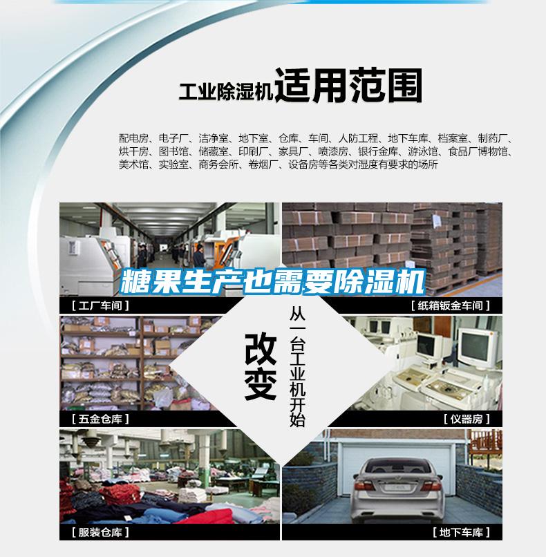 糖果生產也需要除濕機