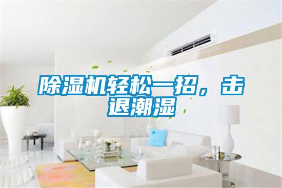 除濕機(jī)輕松一招,擊退潮濕