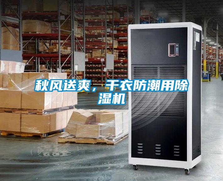 秋風送爽，干衣防潮用除濕機