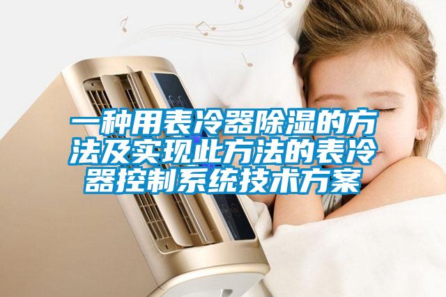 一種用表冷器除濕的方法及實現此方法的表冷器控制系統技術方案