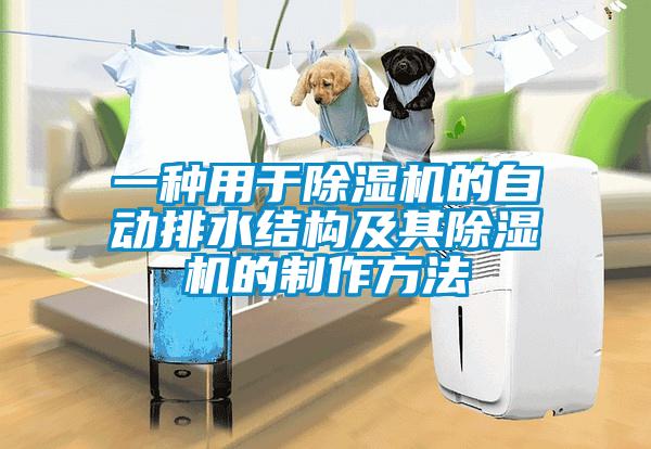 一種用于除濕機(jī)的自動(dòng)排水結(jié)構(gòu)及其除濕機(jī)的制作方法