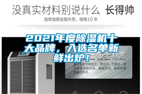2021年度除濕機十大品牌，入選名單新鮮出爐！