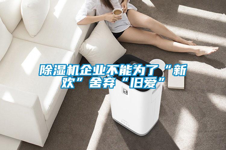 除濕機企業(yè)不能為了“新歡”舍棄“舊愛”