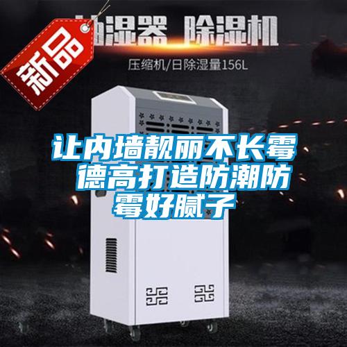 讓內墻靚麗不長霉 德高打造防潮防霉好膩子