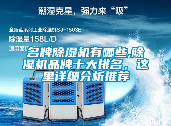 名牌除濕機(jī)有哪些,除濕機(jī)品牌十大排名，這里詳細(xì)分析推薦