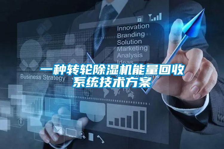 一種轉輪除濕機能量回收系統技術方案
