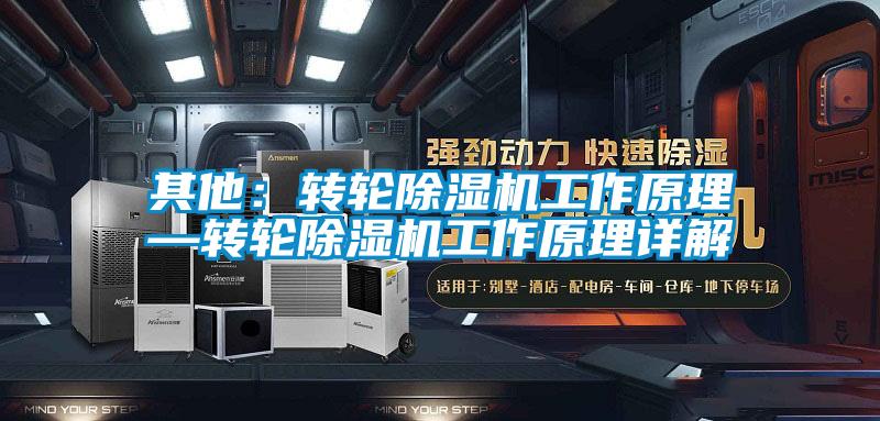 其他：轉(zhuǎn)輪除濕機工作原理—轉(zhuǎn)輪除濕機工作原理詳解