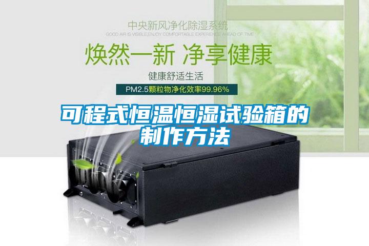 可程式恒溫恒濕試驗箱的制作方法