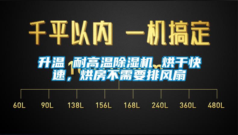 升溫 耐高溫除濕機 烘干快速，烘房不需要排風扇