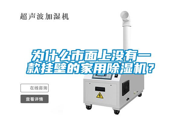 為什么市面上沒有一款掛壁的家用除濕機？