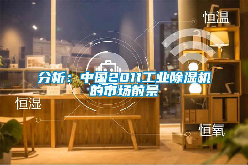 分析:中國2011工業除濕機的市場前景