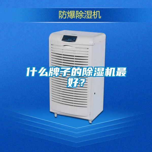 什么牌子的除濕機最好?