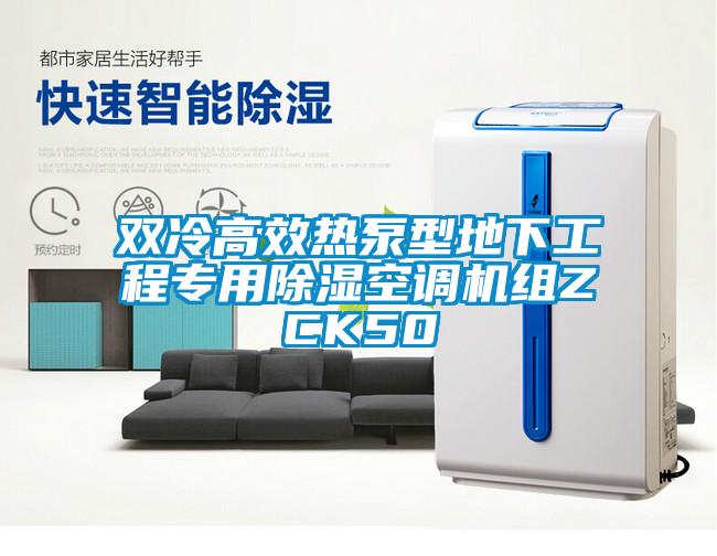 雙冷高效熱泵型地下工程專用除濕空調機組ZCK50
