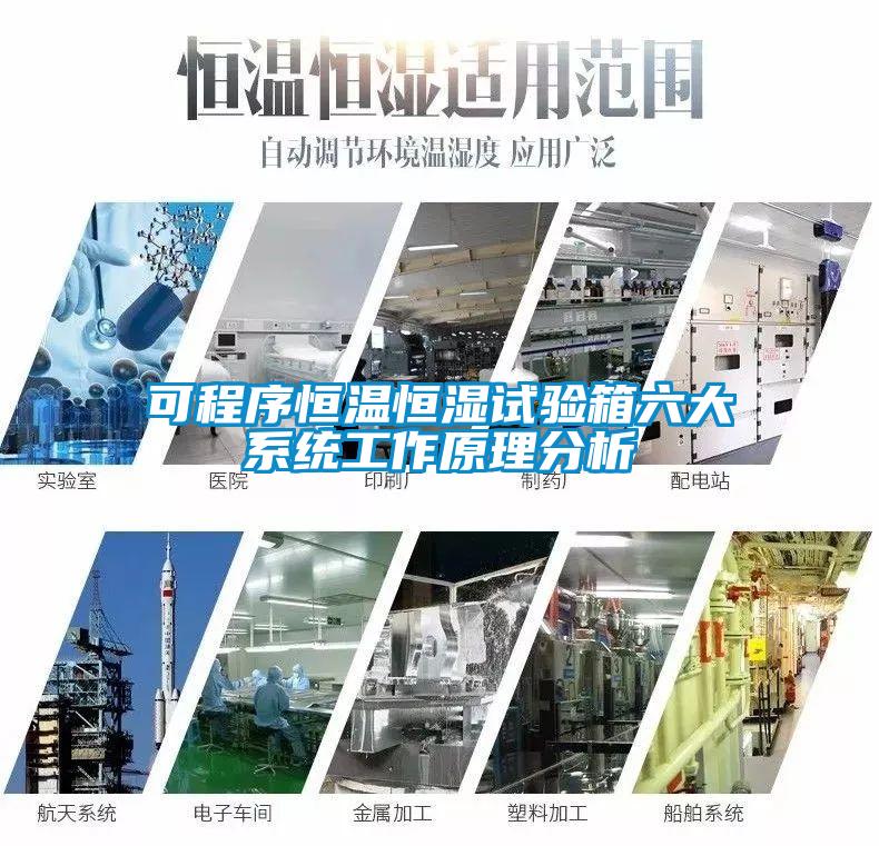 可程序恒溫恒濕試驗箱六大系統工作原理分析