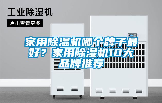 家用除濕機哪個牌子最好？家用除濕機10大品牌推薦