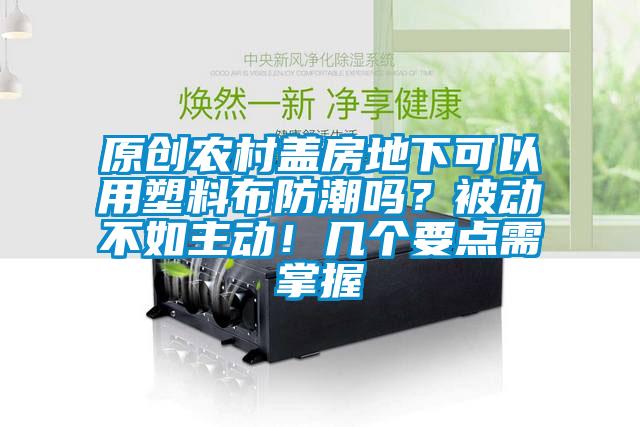 原創農村蓋房地下可以用塑料布防潮嗎？被動不如主動！幾個要點需掌握