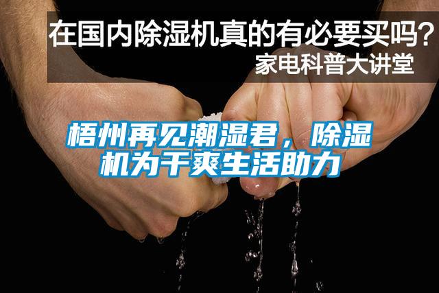 梧州再見潮濕君，除濕機為干爽生活助力