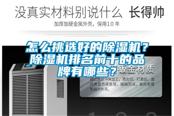 怎么挑選好的除濕機？除濕機排名前十的品牌有哪些？
