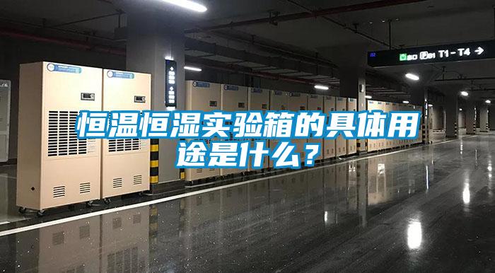 恒溫恒濕實驗箱的具體用途是什么？