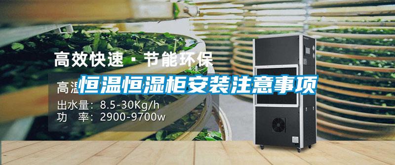 恒溫恒濕柜安裝注意事項(xiàng)