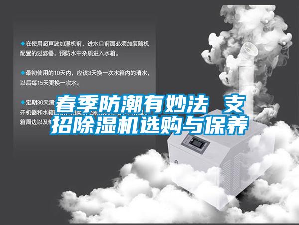 春季防潮有妙法 支招除濕機(jī)選購(gòu)與保養(yǎng)