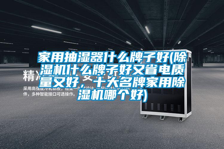 家用抽濕器什么牌子好(除濕機什么牌子好又省電質量又好,十大名牌家用除濕機哪個好)