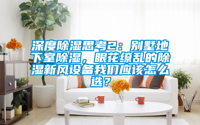 深度除濕思考2：別墅地下室除濕，眼花繚亂的除濕新風設備我們應該怎么選？