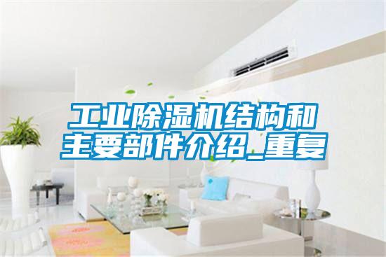 工業(yè)除濕機結構和主要部件介紹_重復