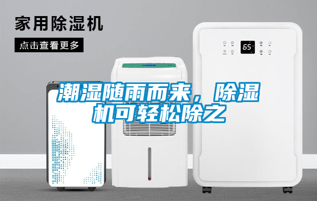 潮濕隨雨而來，除濕機可輕松除之
