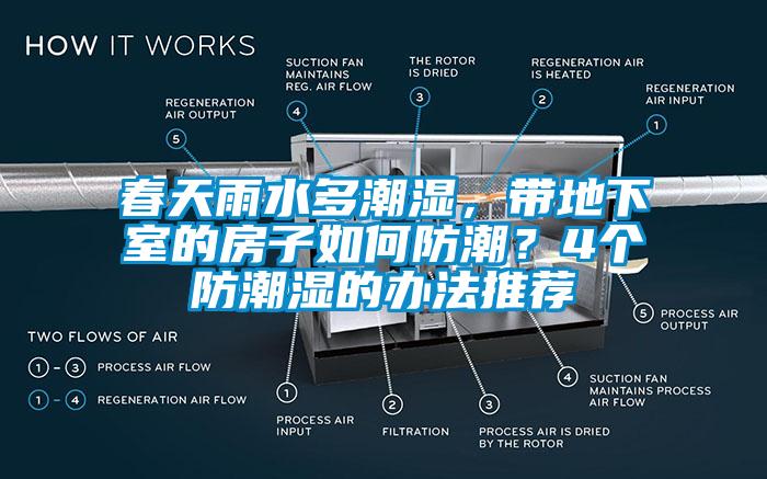 春天雨水多潮濕，帶地下室的房子如何防潮？4個防潮濕的辦法推薦
