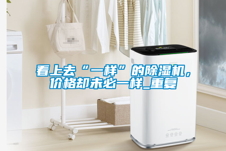 看上去“一樣”的除濕機，價格卻未必一樣_重復