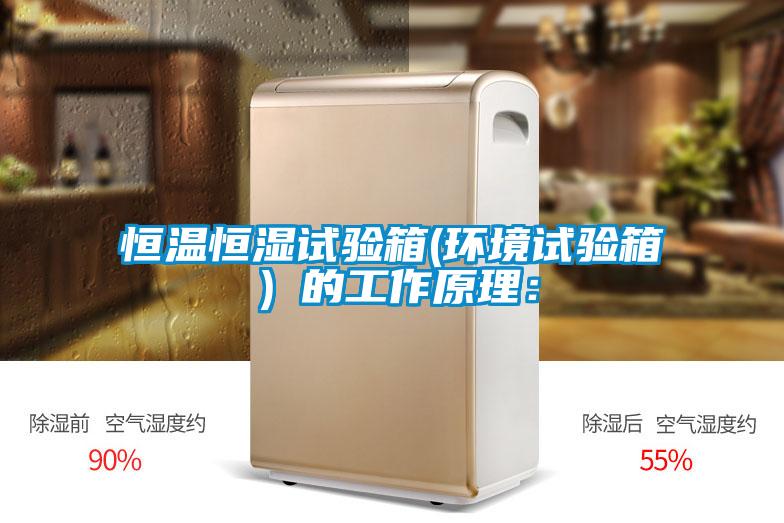 恒溫恒濕試驗箱(環境試驗箱)的工作原理: