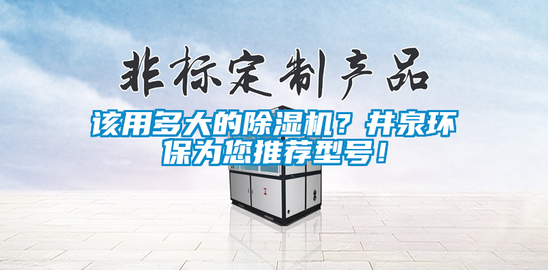 該用多大的除濕機？井泉環保為您推薦型號！