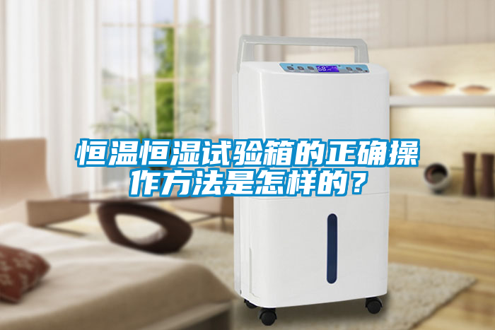 恒溫恒濕試驗箱的正確操作方法是怎樣的？