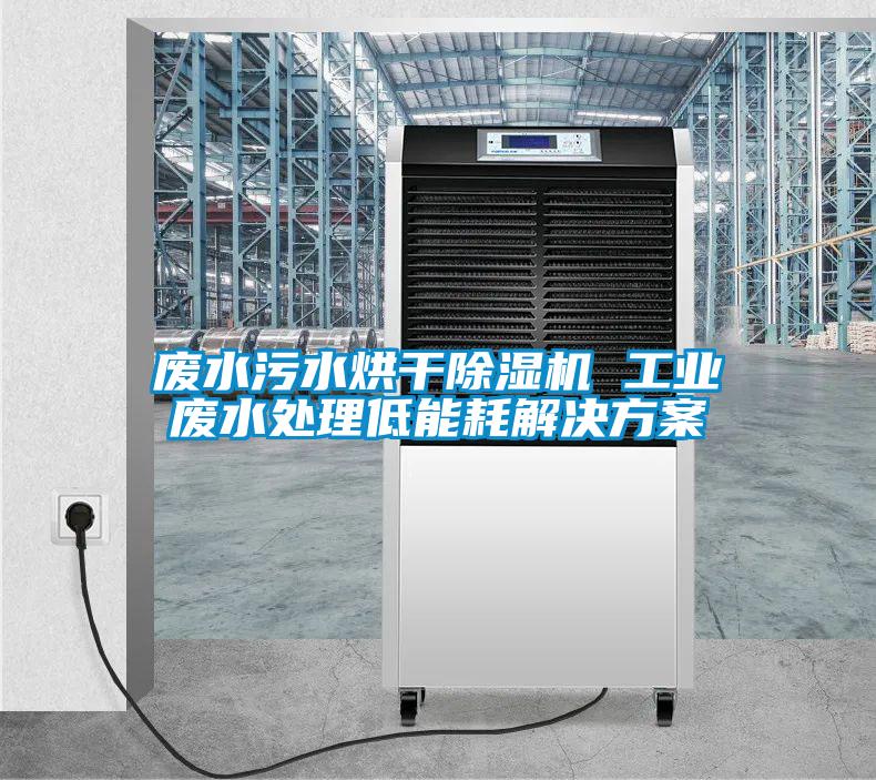 廢水污水烘干除濕機(jī) 工業(yè)廢水處理低能耗解決方案