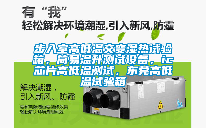 步入室高低溫交變濕熱試驗箱,簡易溫升測試設備,ic芯片高低溫測試,東莞高低溫試驗箱
