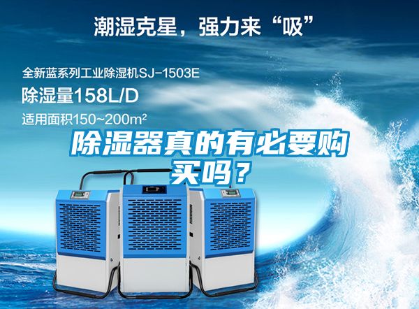 除濕器真的有必要購買嗎？